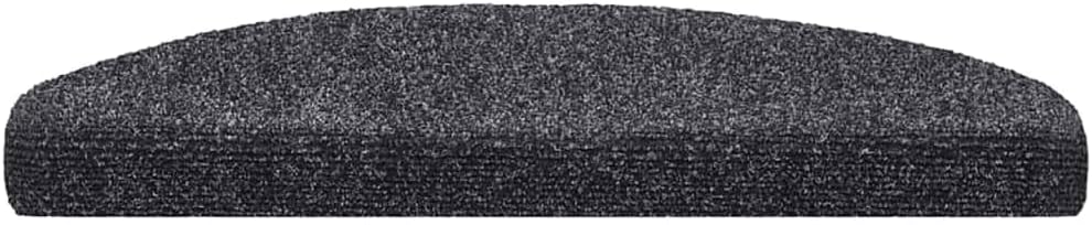 vidaXL 15x Stufenmatte Selbstklebend Dunkelgrau Treppenmatten Treppenteppich 15x/65 x 21 x 4 cm Dunk