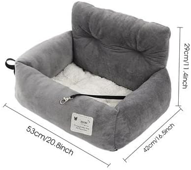 Hundesitz - Hunde Autositz Für Kleine/Mittlere Hunde - Autositz Hund Rückbank, Hundebett Auto, Komfo