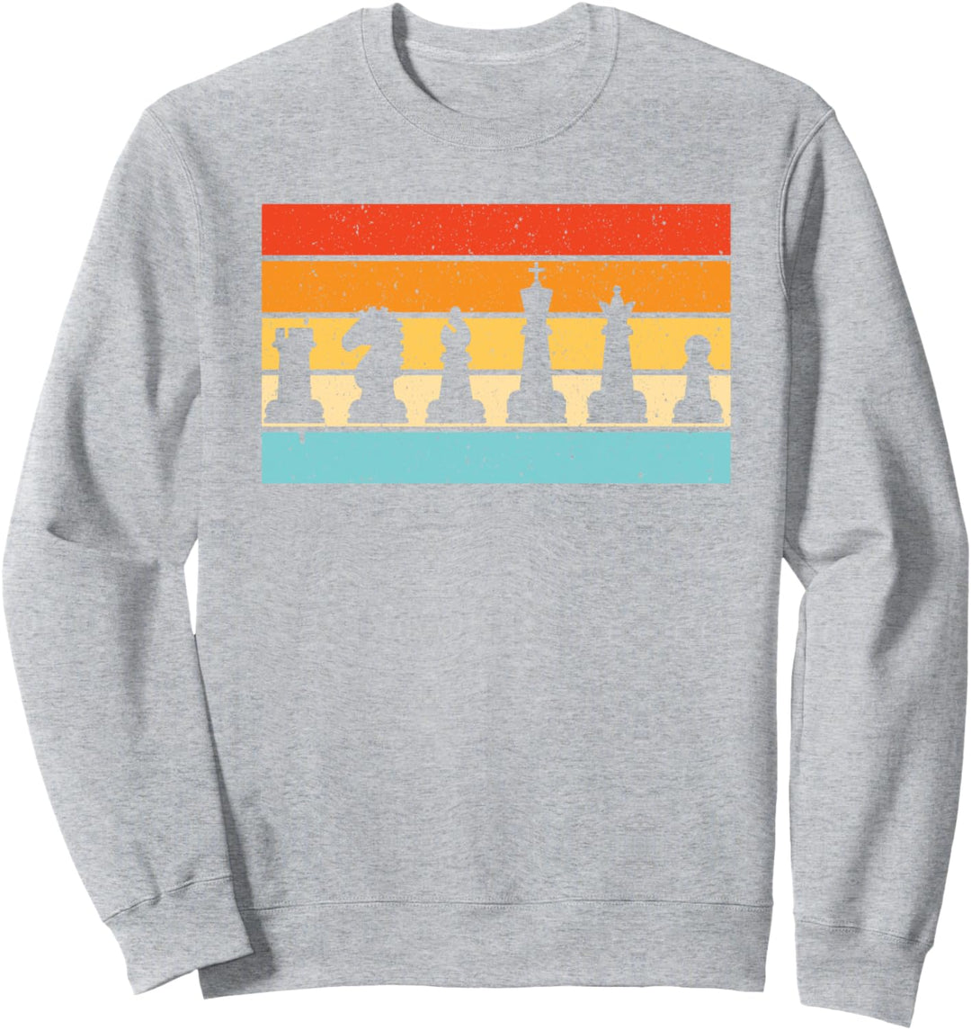 Schachclub- oder Turnierbrett-Spielfreunde Vintage-Geschenk Sweatshirt