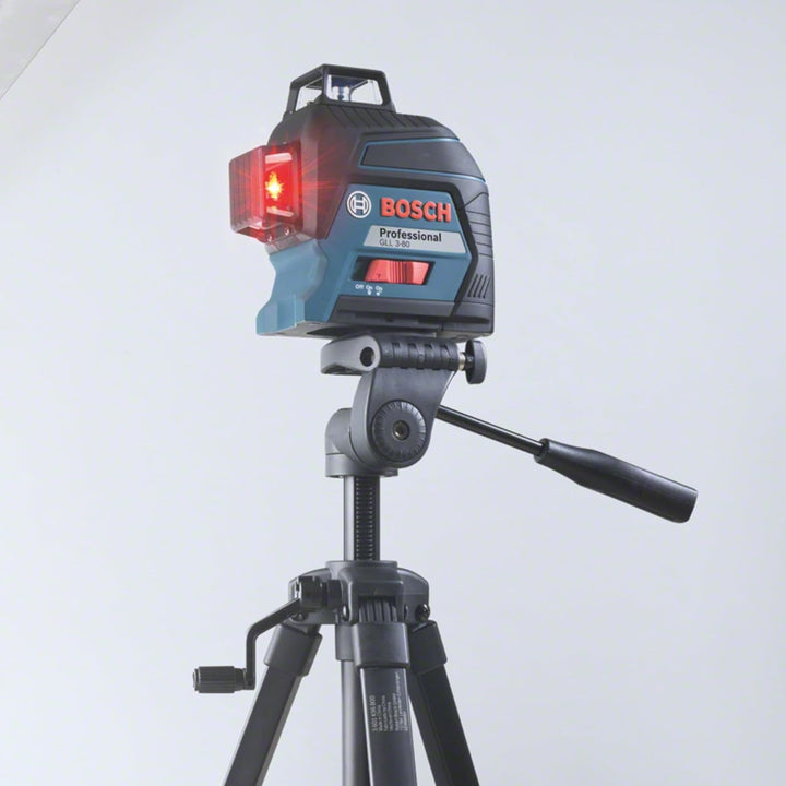Bosch Professional 0601096B00 Stativ für Laser und Nivellier BT 150 (Höhe: 55 - 157 cm, Gewinde: 1/4