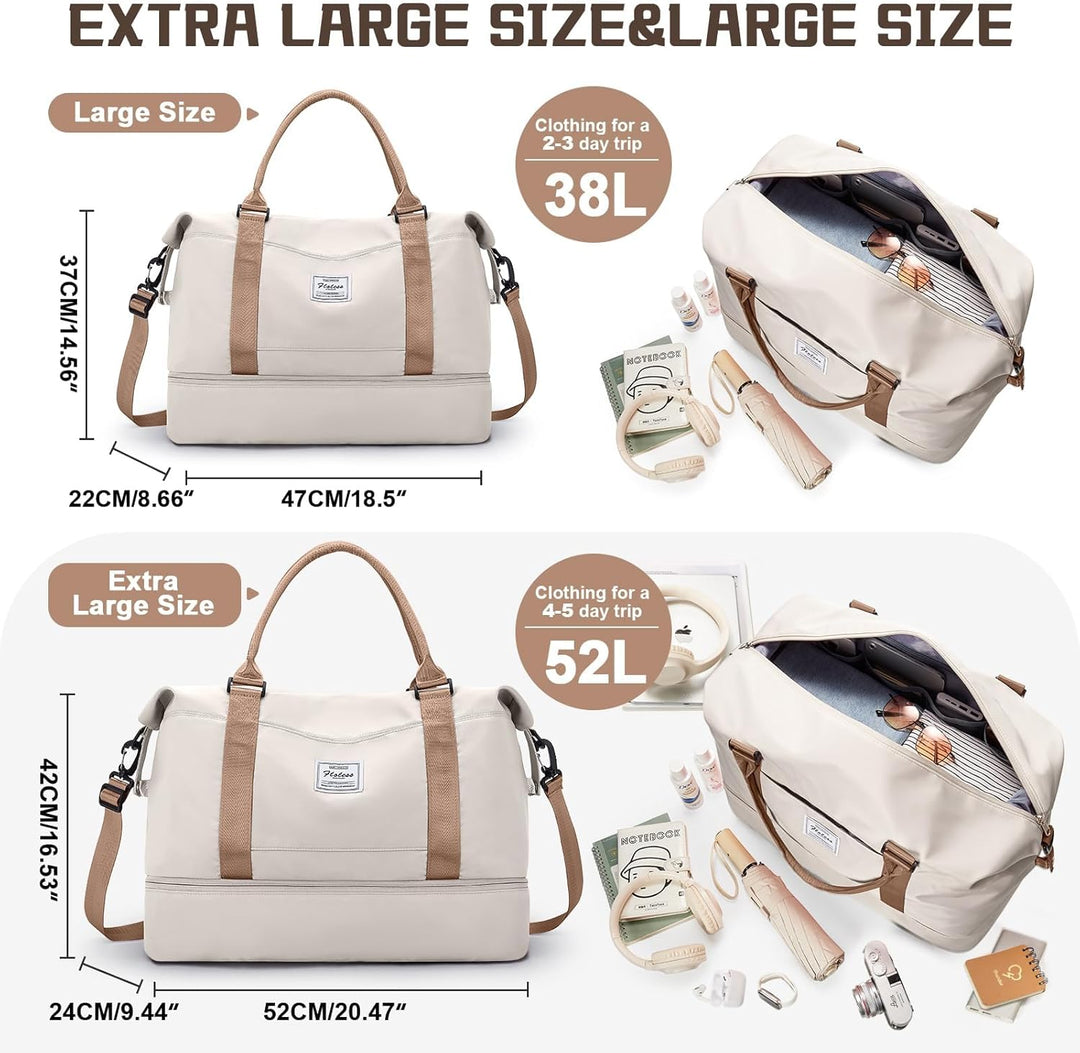 Gross Reisetasche Damen Handgepäck Tasche Sporttasche Weekender Bag Schwimmtasche Wasserdicht Travel