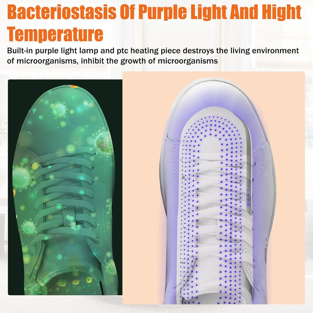 Idota Schuhtrockner Elektrisch, Schuh Trockner Tragbarer, Elektrischer Schuhtrockner mit 3 Modi Time