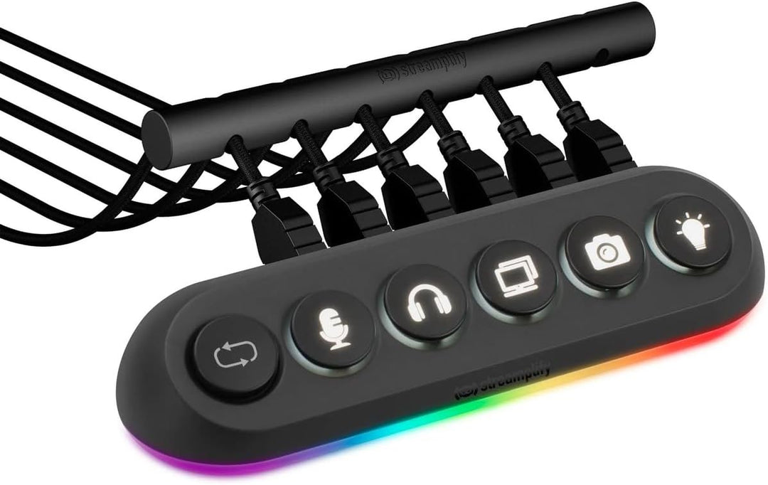 Streamplify USB Hub 3.0 mit Netzteil - 5-Port USB Adapter - USB Verteiler 3.0 - USB Hub Aktiv 3.0 mi
