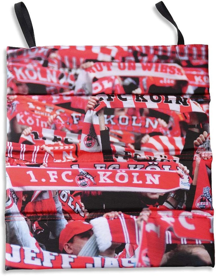 1. FC Köln Klappsitzkissen rot Sitzkissen Kissen Stadionkissen - Plus Lesezeichen I Love Köln