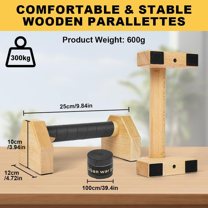 BUTBU Liegestützgriffe, Handstand Griffe & Calisthenics Griffe, Calisthenics Equipment Mit 2 Rutschf