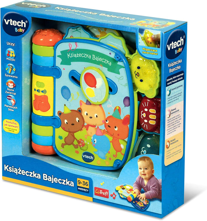 Trefl VTech Książeczka Bajeczka Elektroniczna Zabawka Edukacyjna dla Dzieci od 9 miesięcy