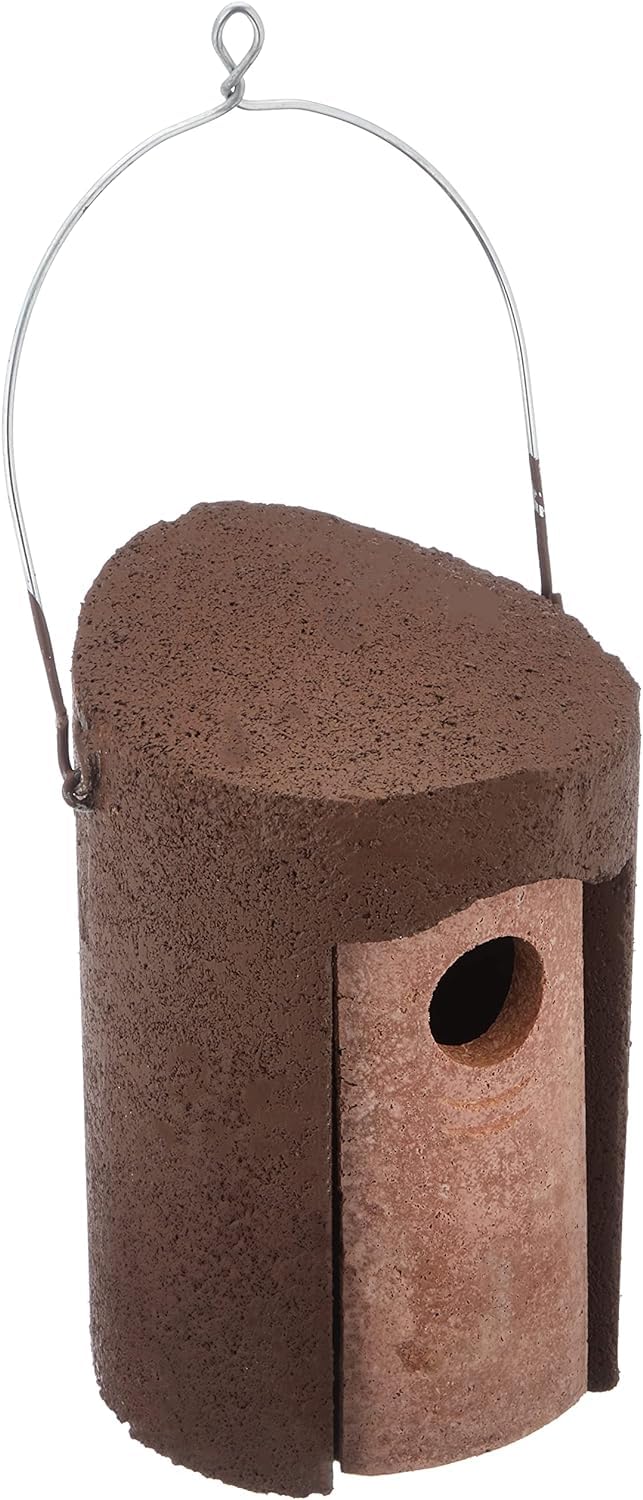 Erdtmanns Schwegler 162 Staren-Nisthöhle zum Aufhängen, aus Holzbeton Dunkel Braun, Dunkel Braun