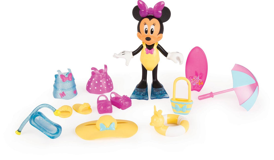 Minnie Mouse 182189MI4 Micky Maus und Freunde Beach Beautiful Fashion Puppe