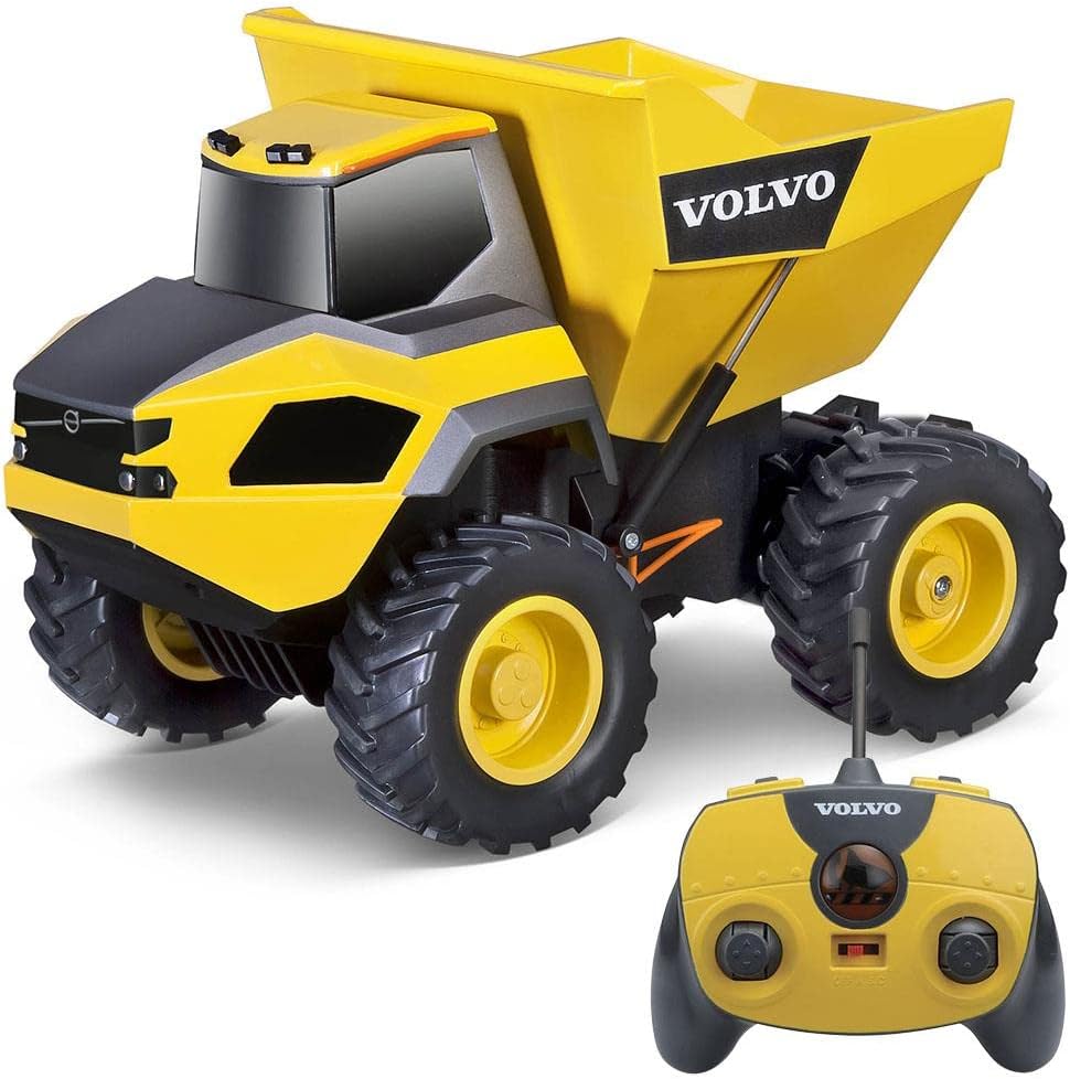 Maisto Tech R/C Volvo A25 Hauler: Ferngesteuerter Kipper mit Kippfunktion, mit Stick-Controller, ab