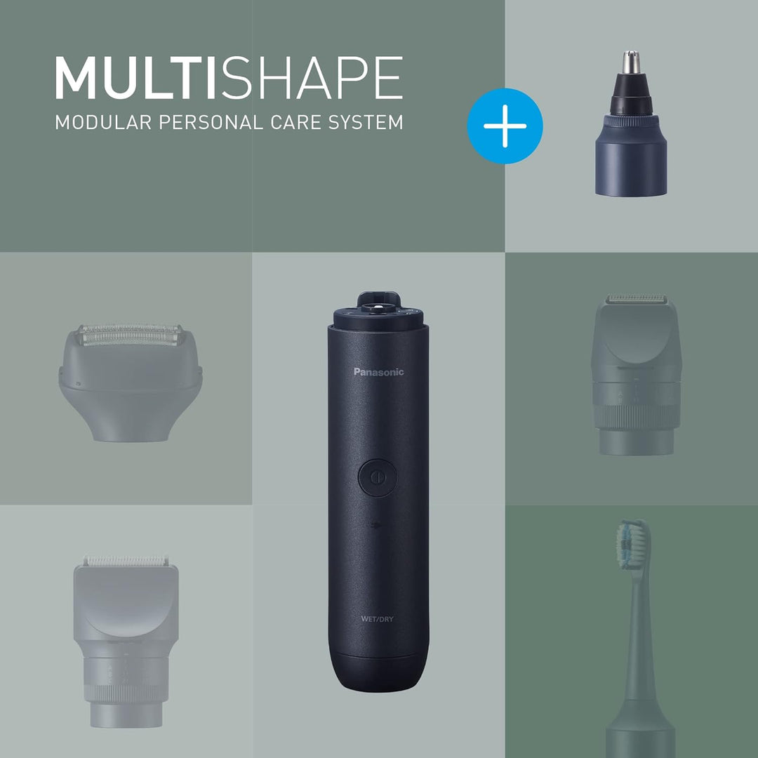 Panasonic MULTISHAPE modulares Körperpflege-System ER-CNT1, Nasen-/Ohren-/Augenbrauentrimmer für Män
