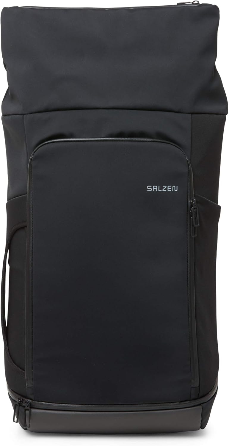 Salzen Unisex Triplete Rucksack Schwarz, Schwarz