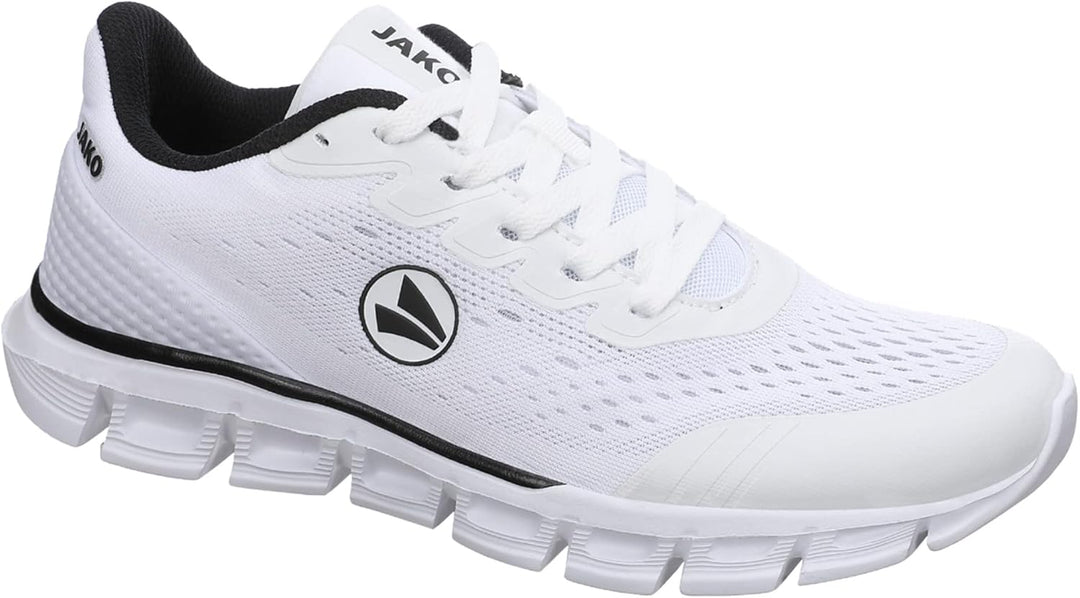 JAKO Freizeitschuh Base Mesh Sneaker Herren 36 EU Weiss, 36 EU Wei&#xDF;