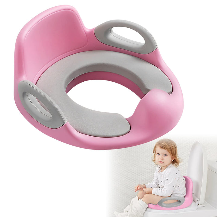 Kinder Toilettensitz Baby Sitz Töpfchentrainer WC Aufsatz Potty Training Toilettentrainer mit Anti-R