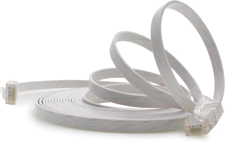 1aTTack Cat5e 2X RJ45 Stecker Flach Netzwerk Patch-Kabel 30m, 30m