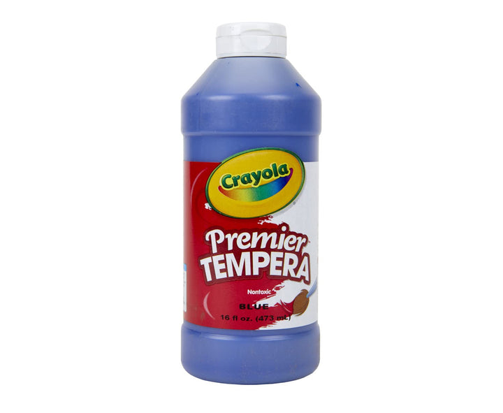 Crayola. 541216042 Premier Tempera Paint, Blue, 16 oz blau, blau