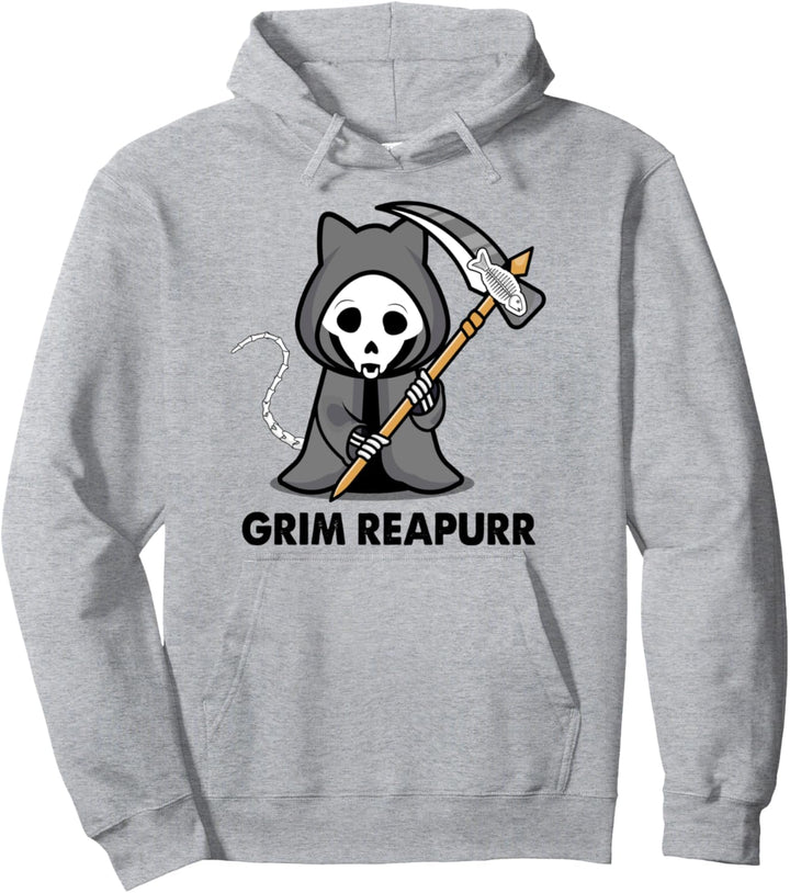 Sensenmann Kostüm Katze Grim Reapurr Pullover Hoodie