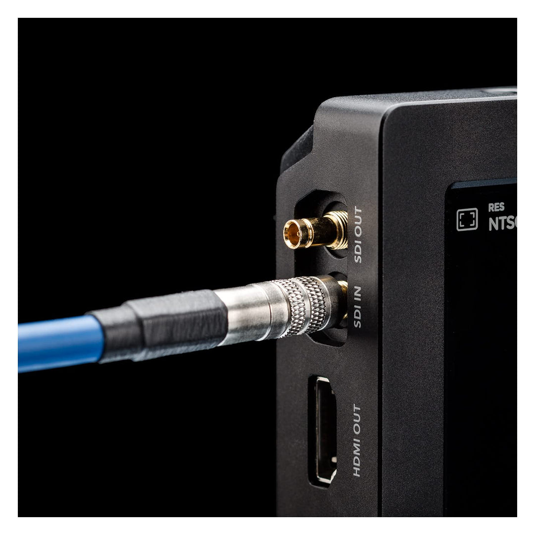 SommerCable 25cm Video- Adapterkabel SDI in/Out Video- DIN 1.0/2.3 Male auf BNC Stecker SC-Vector 0.