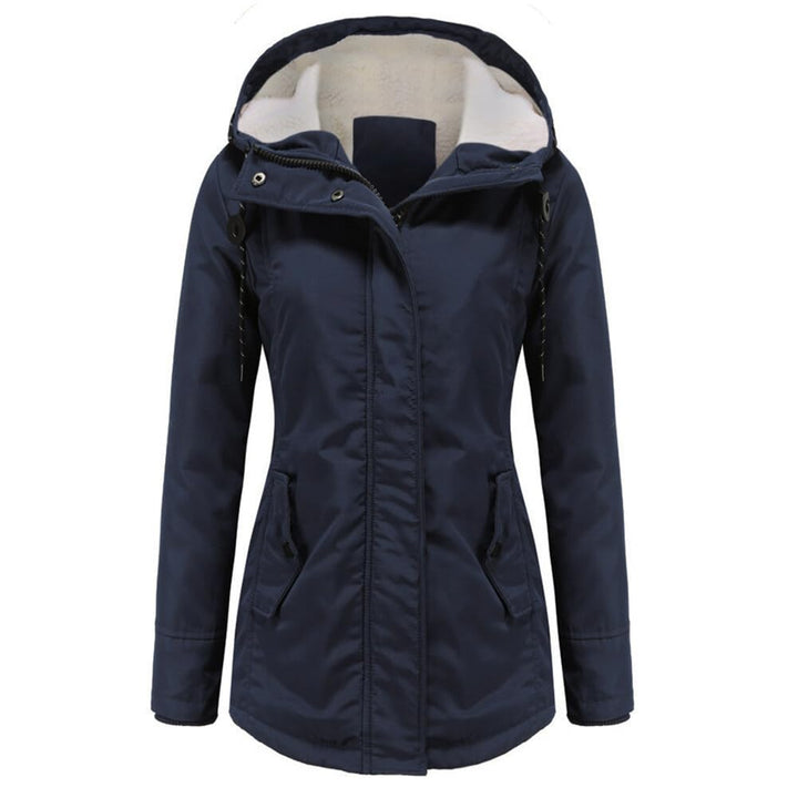 YYNUDA Damen Winterparka Dicker Warm Lang Wintermantel mit Fellkapuze Winter Jacke Outdoor Jacke für