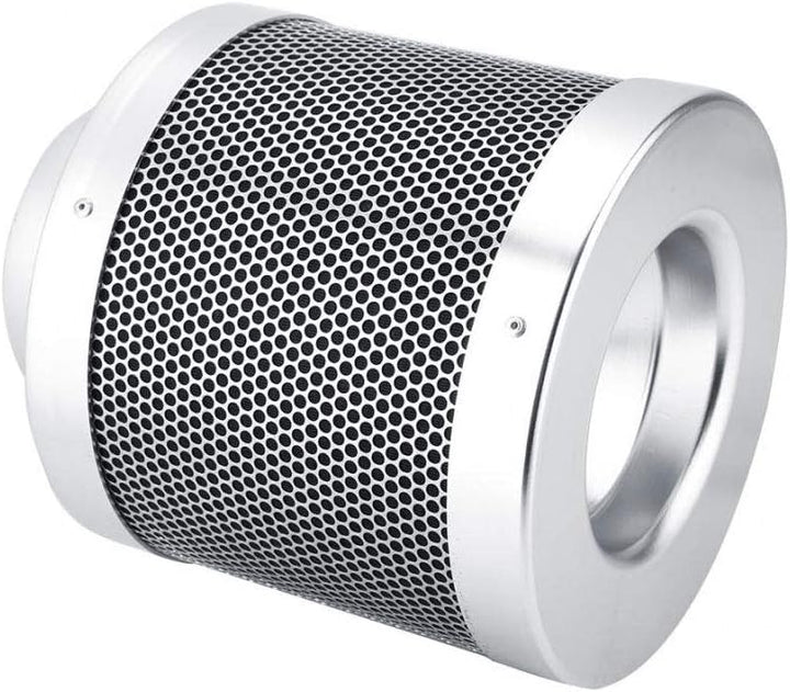 TopHomer Kohlefilter, Hydrokultur-Luftfilter, Wachstumszelt, Inline-Kanalventilator, Aluminium, Edel