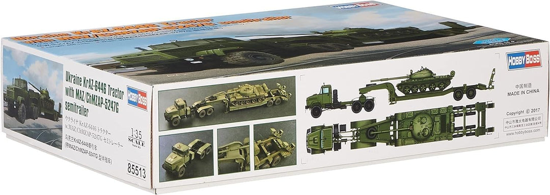 Hobby Boss 385513 Ukraine KrAZ-6446 Tractor w.MAZ/ChMZAP-5247G semitrailer 1/35 KrAZ 6446 mit MAZ/CH