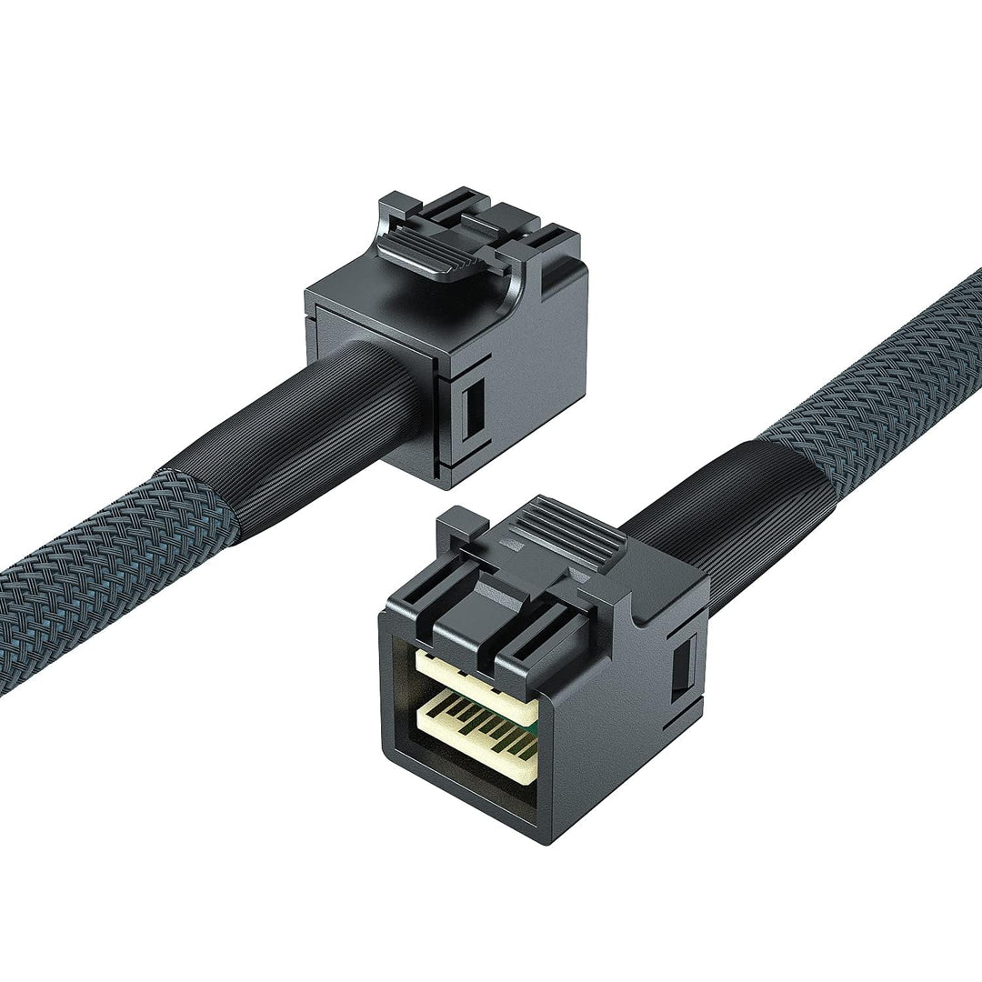 SFF-8643 to SFF-8643 12G Internal Mini SAS HD Cable, with Sideband, Compatible with RAID or PCI Expr