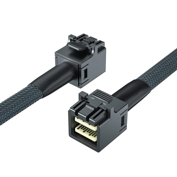 SFF-8643 to SFF-8643 12G Internal Mini SAS HD Cable, with Sideband, Compatible with RAID or PCI Expr