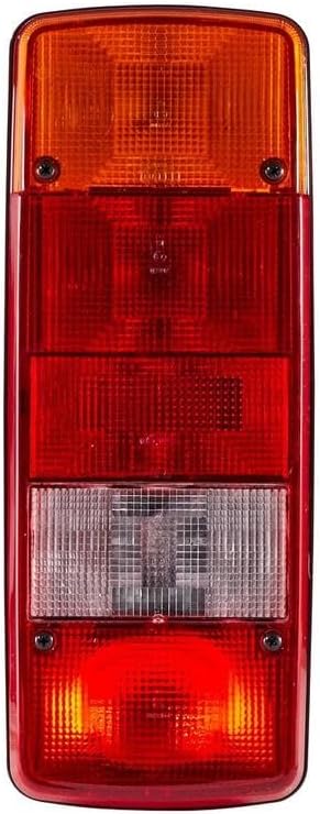HELLA - Heckleuchte - Glühlampe - 12/24V - Einbau/geschraubt - Lichtscheibenfarbe: mehrfarbig - Stec