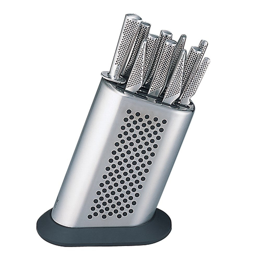 Global Messerset G-888KB/BD - Messerblock mit 8 Global Messern - G-2, G-3, G-5, G-9, G-21, GS-1, GS-