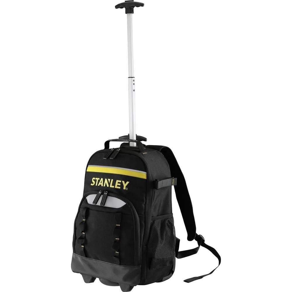 Stanley Essential Rucksack mit Teleskopgriff und Rädern STST83307-1 (15kg Ladefähigkeit, aus 600 Den