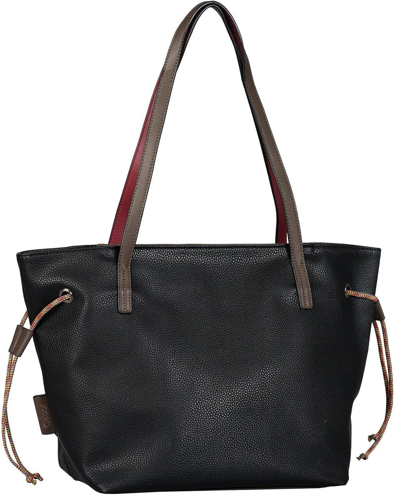 Gabor bags, GRANADA SPORT, Damen, Shopper, M 43,00 x 17,5 x 28 Schwarz, 43,00 x 17,5 x 28 Schwarz