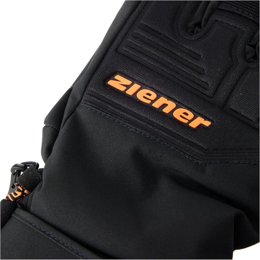 Ziener Garim As Ski-Handschuhe/Wintersport, Wasserdicht, Atmungsaktiv 34 Orange Spice, 34 Orange Spi