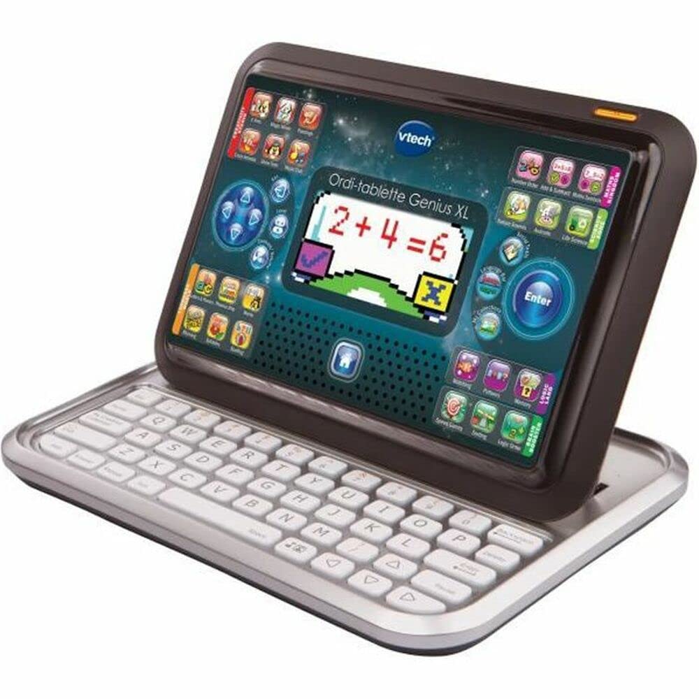 VTech – 155505 – ordi-tablette – Genius XL - Französische Version Schwarz, Schwarz