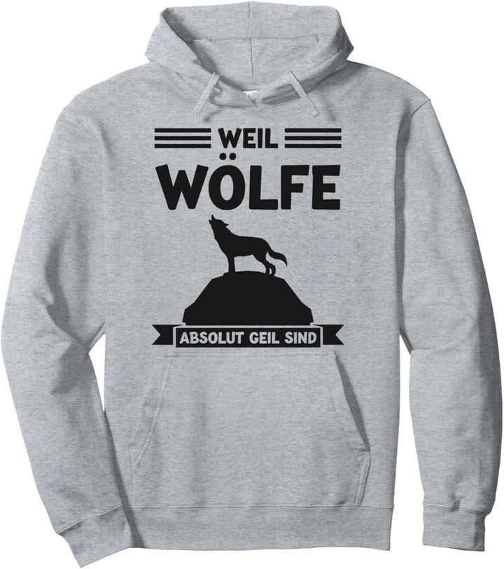Wolf Waldtier Tier Pullover Hoodie
