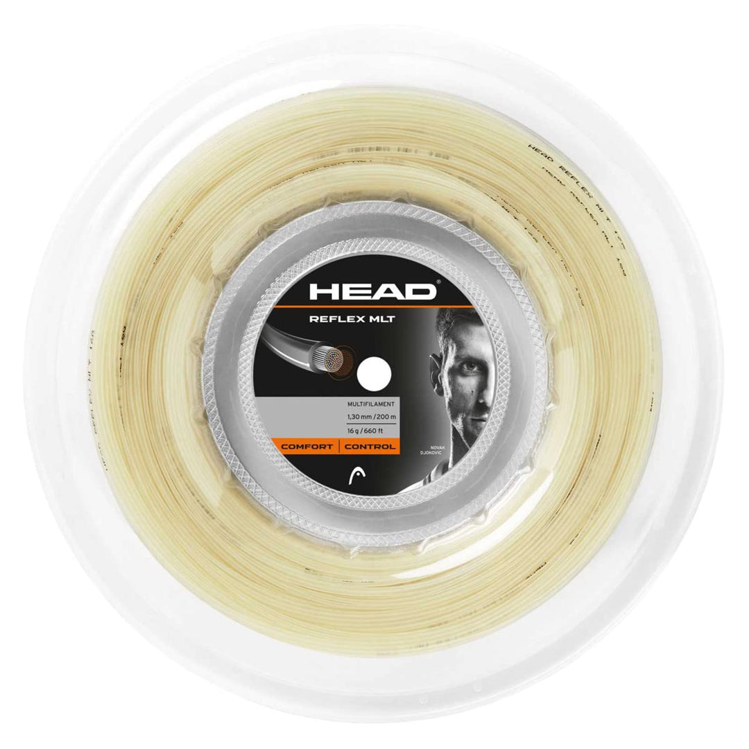 HEAD Reflex Mlt Rolle Tennis-Saite 16 natural, 16 natural