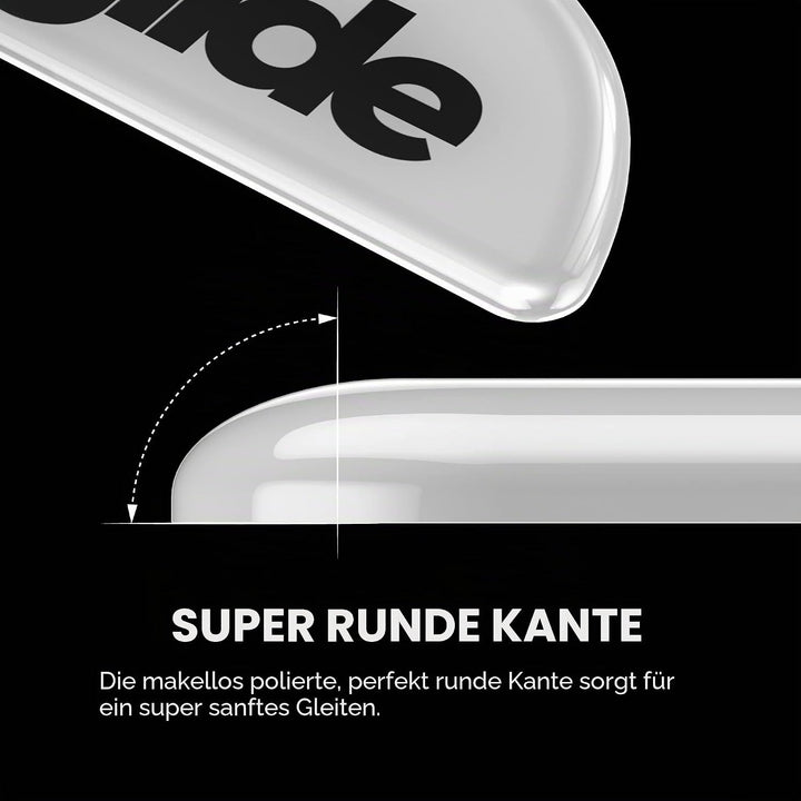 Superglide – Schnellste und glatteste Mausfüsse/Skates aus ultrastarkem, makellosem Glas, superschne