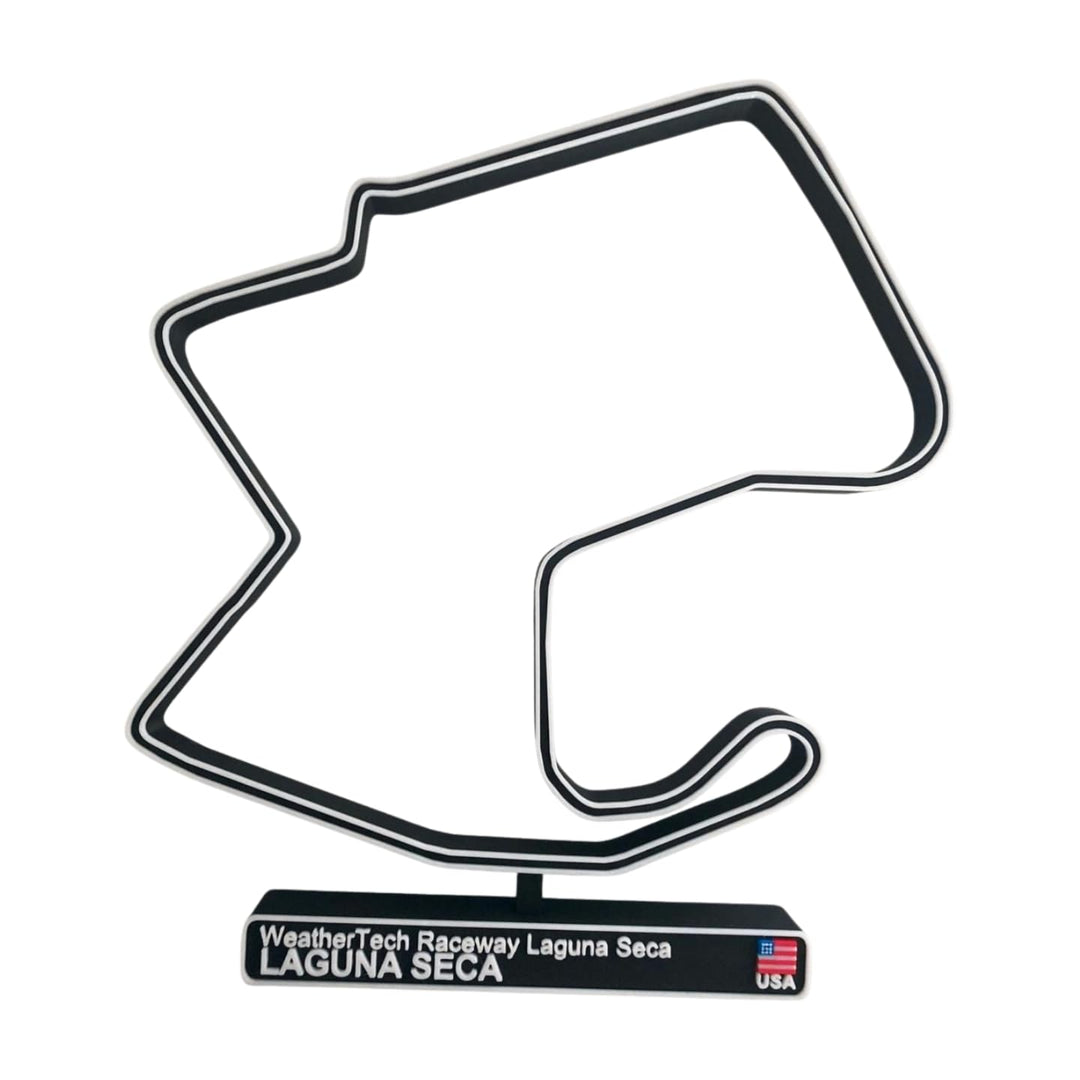 Laguna Seca Rennbahn, 3D-Modellbau der Rennstrecke von F1, Auto-Dekoration