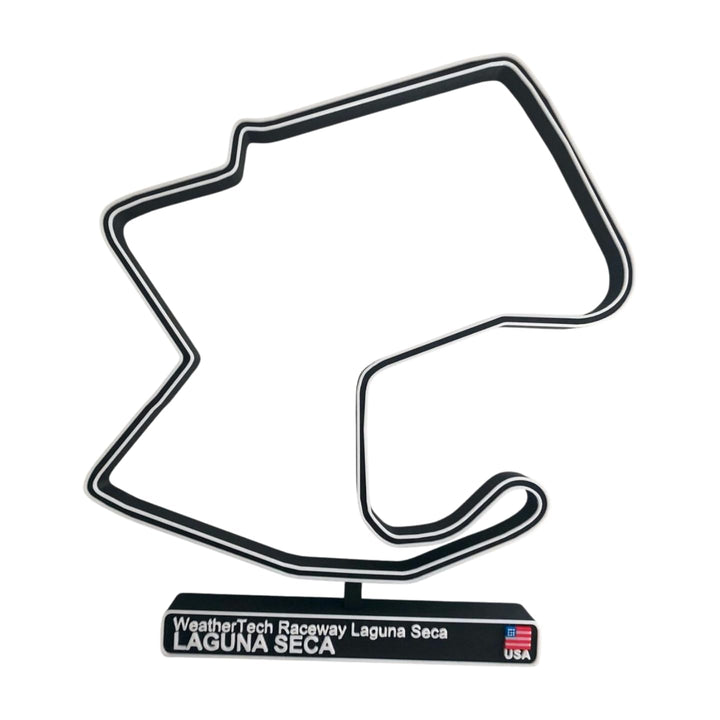 Laguna Seca Rennbahn, 3D-Modellbau der Rennstrecke von F1, Auto-Dekoration