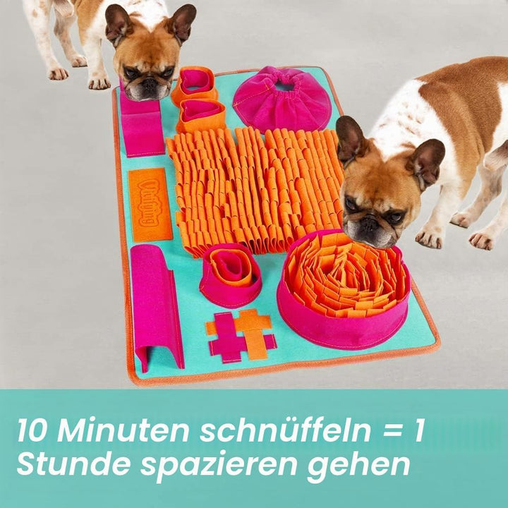 Vivifying Schnüffelmatte für Hunde, Interaktive Hundespielzeug für Langeweile und geistige Stimulati