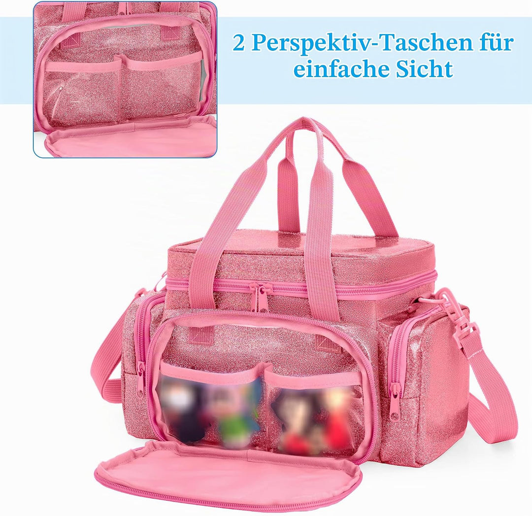LoDrid Tragetasche kompatibel mit Tonie, Aufbewahrungstasche Organizer für Audio-Player-Set und Zube