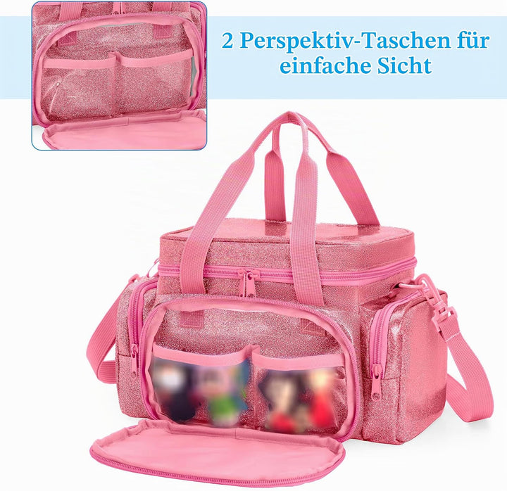 LoDrid Tragetasche kompatibel mit Tonie, Aufbewahrungstasche Organizer für Audio-Player-Set und Zube