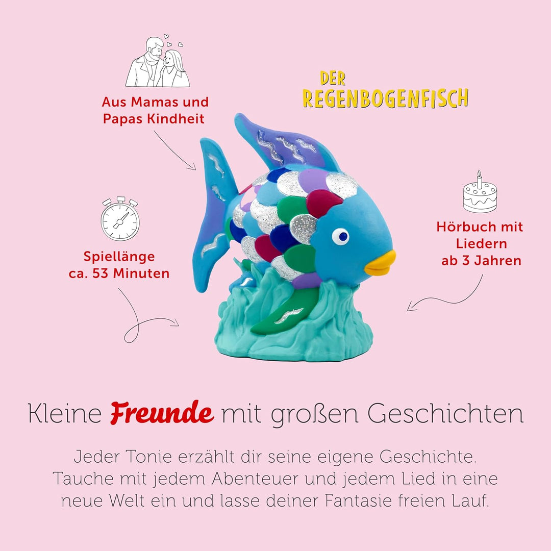tonies Hörfiguren für Toniebox, Der Regenbogenfisch, Hörbuch mit Geschichten und Liedern für Kinder