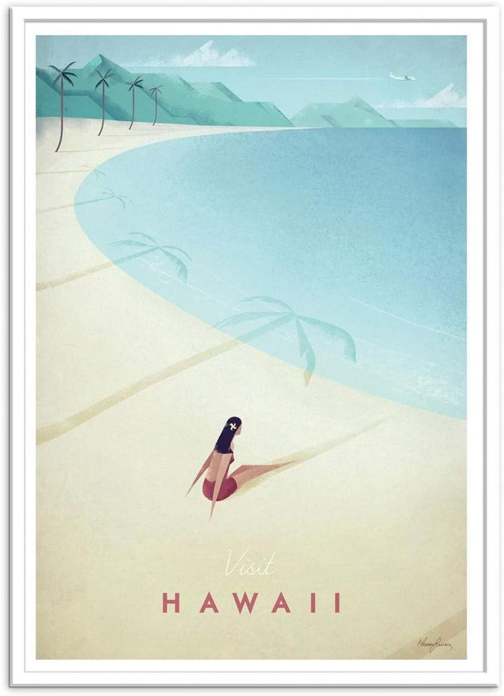 Wall Editions Art-Poster - Visit Hawaii - Henry Rivers