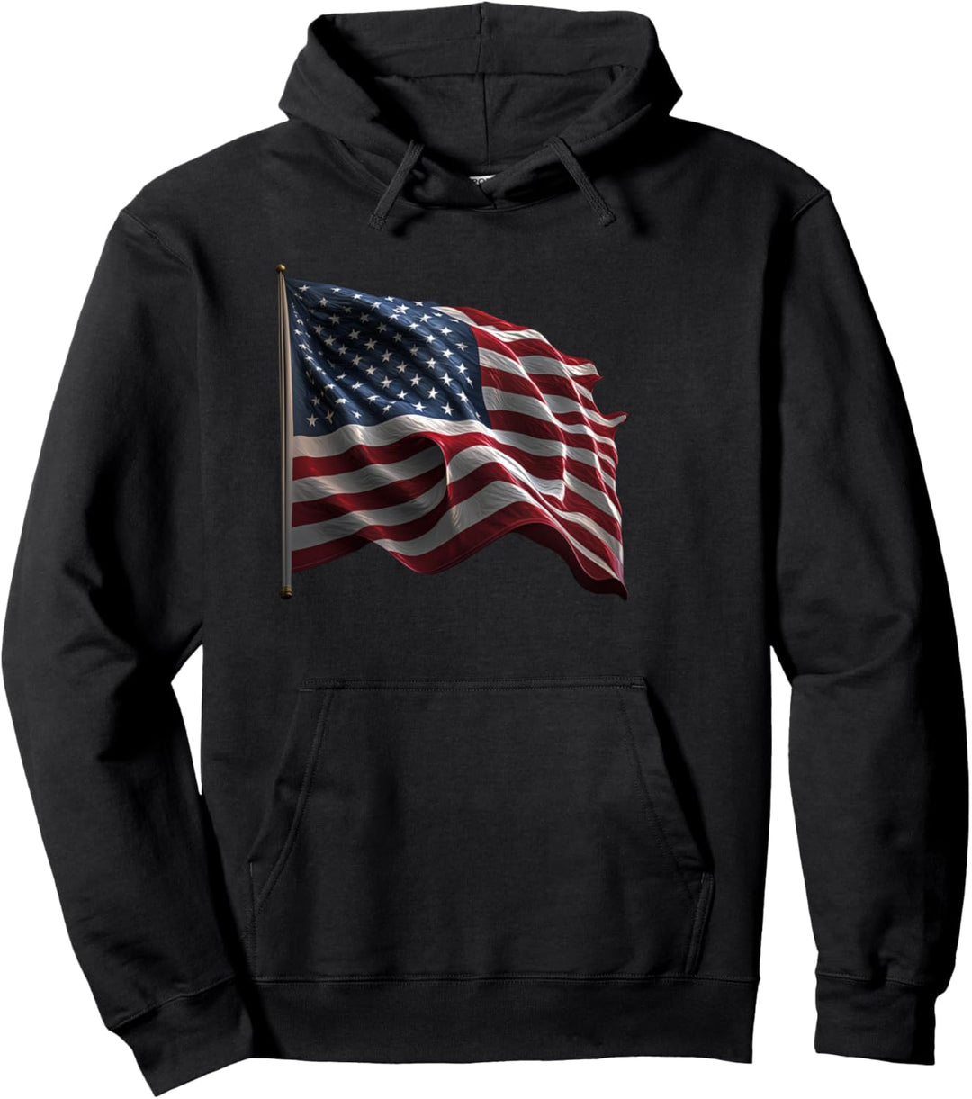 USA Amerika Flagge Fahne Pullover Hoodie