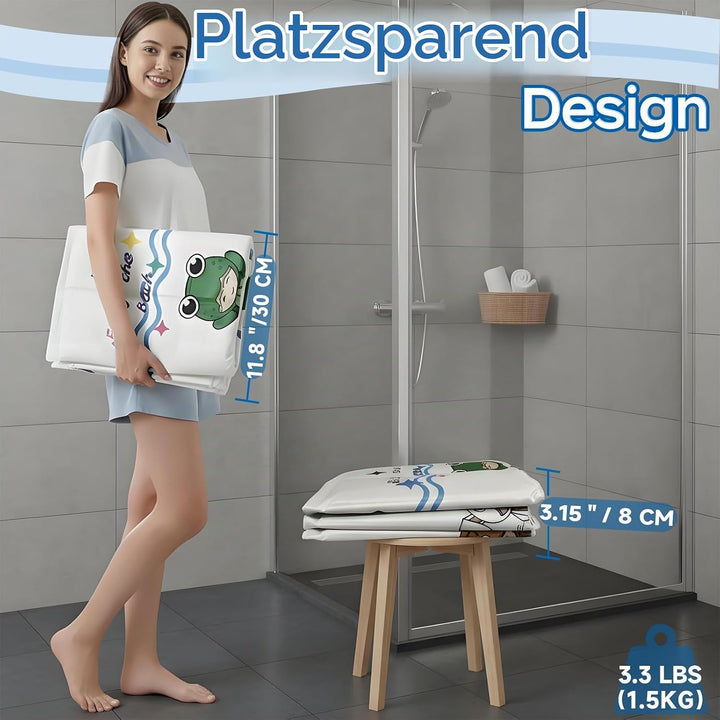 WAVYEASE Neue Design Tragbare Badewanne für Kleinkinder - Faltbare Sitzbadewanne für Kinder, Sekunde