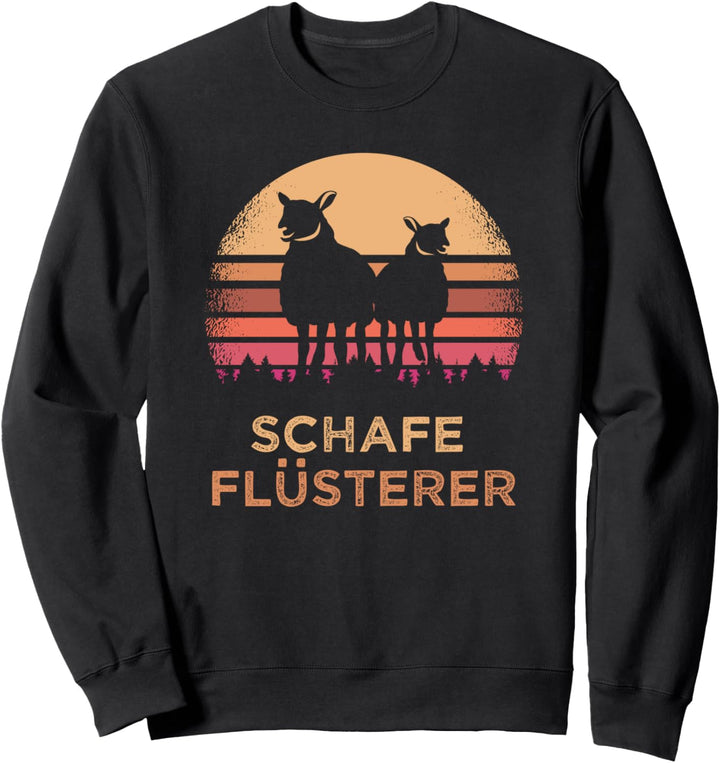 Schafe Flüsterer Landwirt Bauer Geschenk Spruch lustig Schaf Sweatshirt