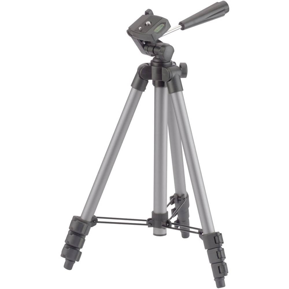 Cullmann CU 52100 ALPHA 1000 Stativ mit 3-Wege-Kopf (3 Auszüge, Gewicht 480g, Tragfähigkeit 1 kg, 10
