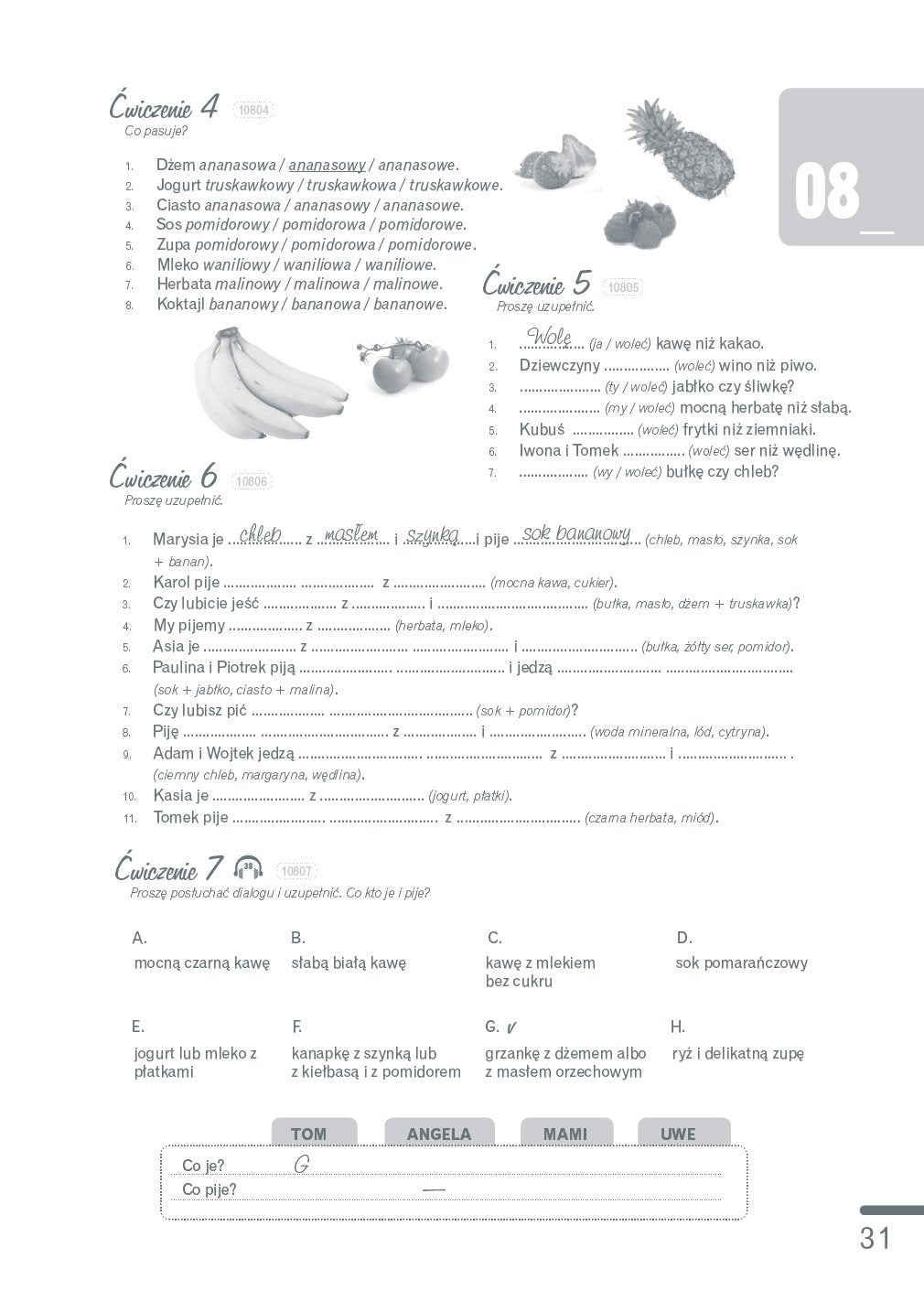 Polski Krok po Kroku 1 - Student Workbook + MP3 audio download + e-coursebook: Zeszyt cwiczen - Edit