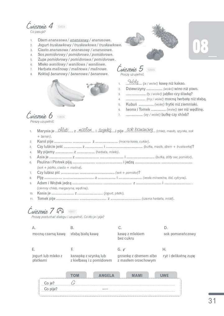 Polski Krok po Kroku 1 - Student Workbook + MP3 audio download + e-coursebook: Zeszyt cwiczen - Edit