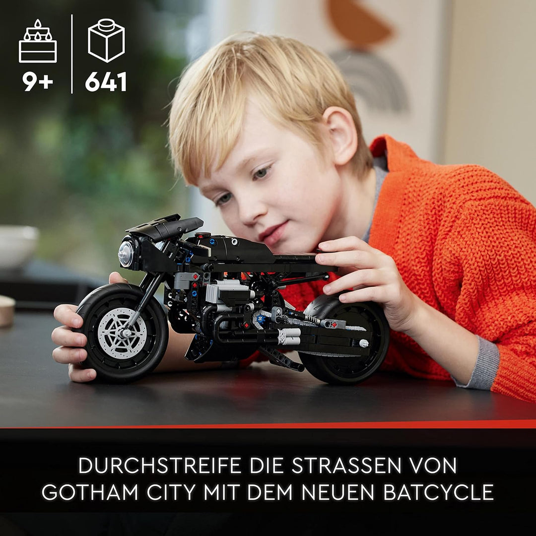 LEGO 42155 Technic The Batman - BATCYCLE Set, Motorrad-Spielzeug, massstabsgetreuer Modellbausatz de