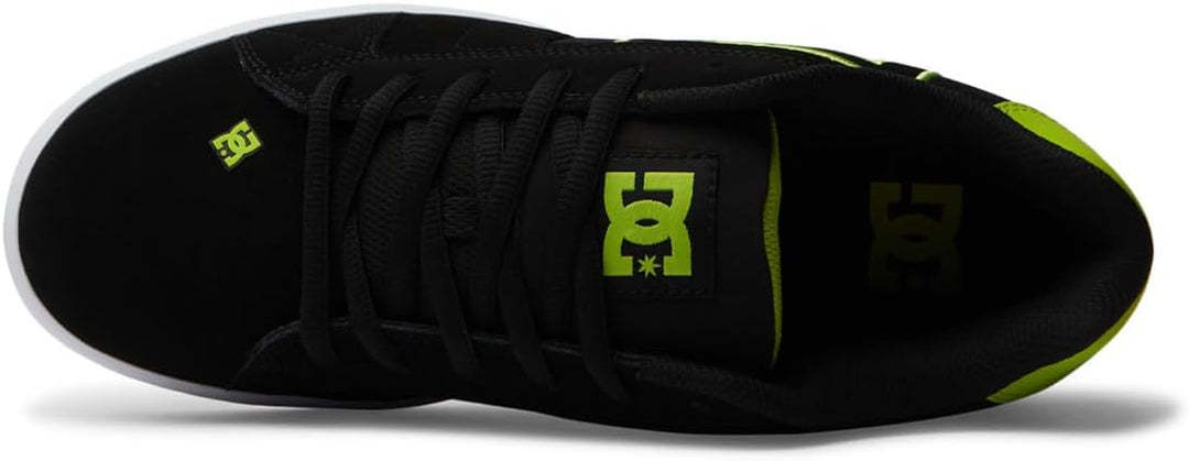 DC Shoes Net, Herren Sneakers 44.5 EU Black Lime Green, 44.5 EU Black Lime Green